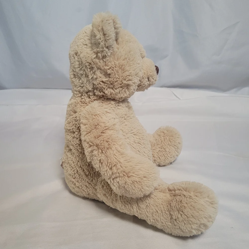 Aeropostale Brown Tan Sitting Bear Plush Stuffed Animal 12" - Picture 4 of 10